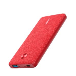 Anker 10000mAh Power Core Sense PD Fabric Power Bank Red Anker 10000mAh Power Core Sense PD Fabric Power Bank Red
